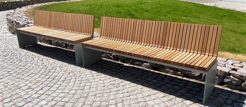 Värtan banc en bois